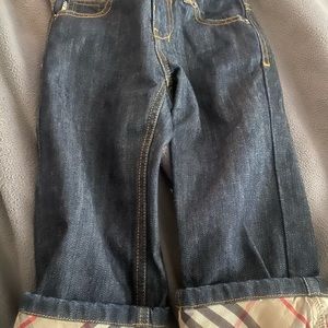 Burberry Denim Pants Size 18 Months-Like New